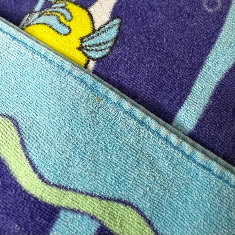 VTG Disney The Little Mermaid 90's Kids Beach Towel‎ Jay Franco & Sons